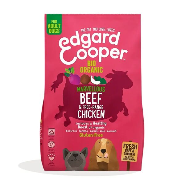 edgard cooper edgard & cooper dog  adult bio organic pollo e manzo 2.5kg