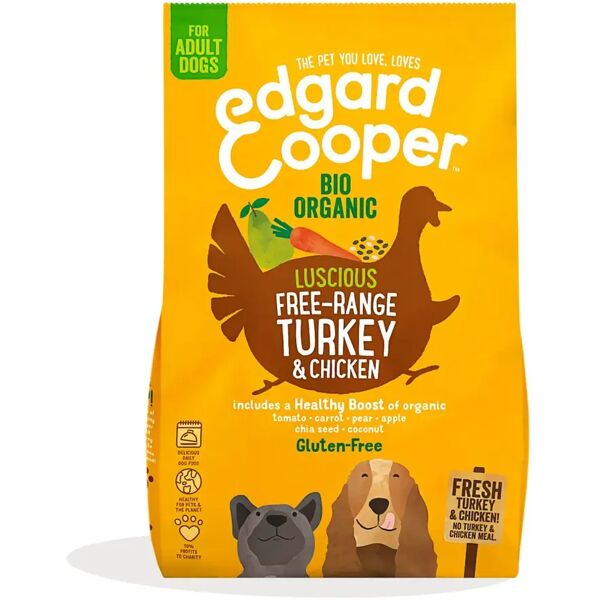 edgard cooper edgard & cooper dog adult bio organic pollo e tacchino 2.5kg