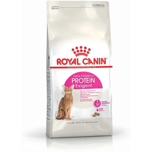 royal canin cat exigent protein alimento completo per gatti adulti molto esigenti di oltre 1 anno di età 400g