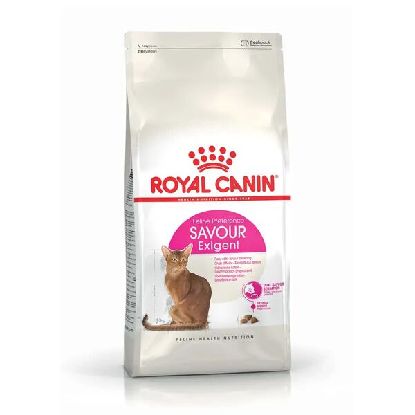 royal canin cat exigent savour alimento completo secco per gatti adulti molto esigenti di oltre 1 anno di età. 2kg
