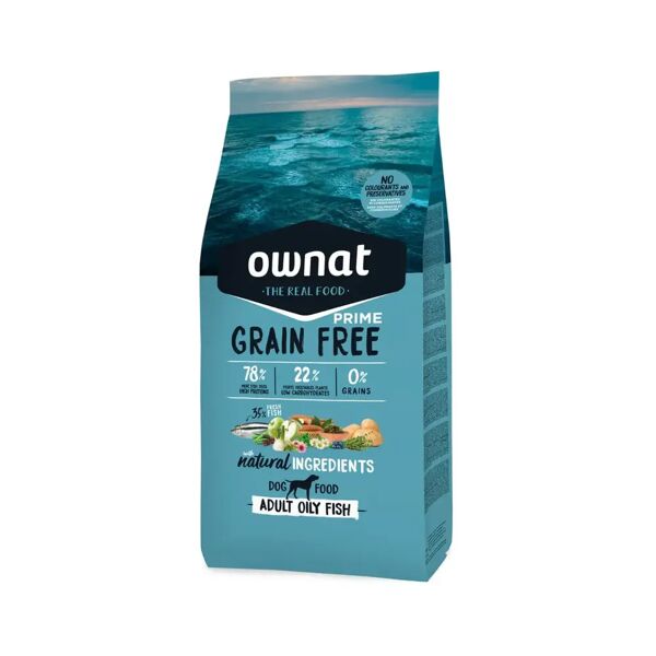 ownat dog prime grain free adult oily fish 12kg