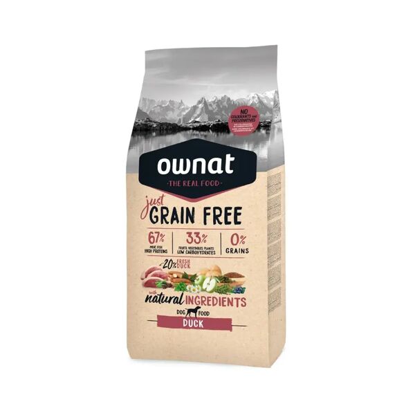 ownat dog just grain free anatra 3kg