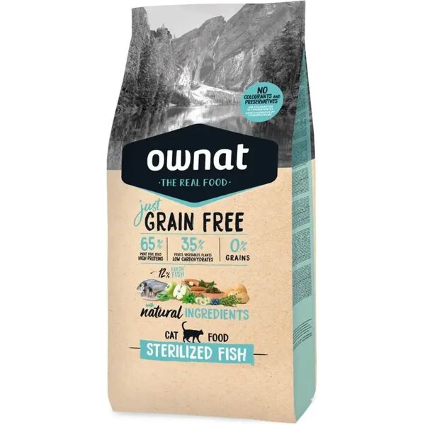 ownat cat just grain free sterilized pesce 1kg