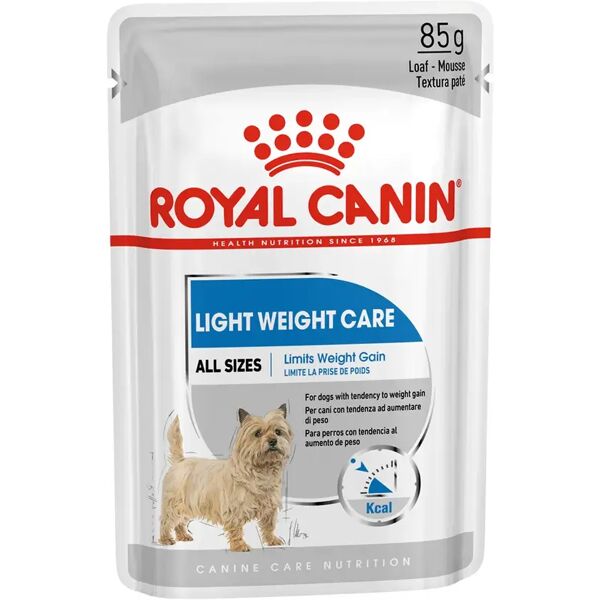 royal canin light weight care dog busta multipack 48x85g carni e derivati