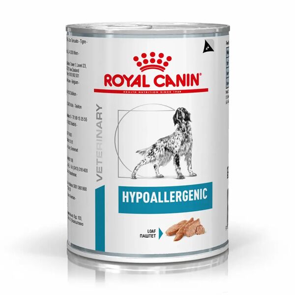 royal canin v-diet hypoallergenic umido cane 400g