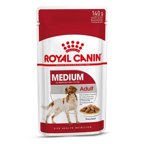 royal canin medium dog busta multipack 20x140g carni e derivati