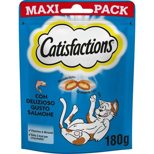 catisfactions snack gatto con salmone 180g 180g