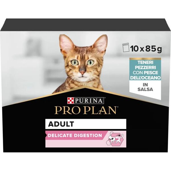 purina pro plan delicate digestion cat busta multipack 10x85g pesce oceano