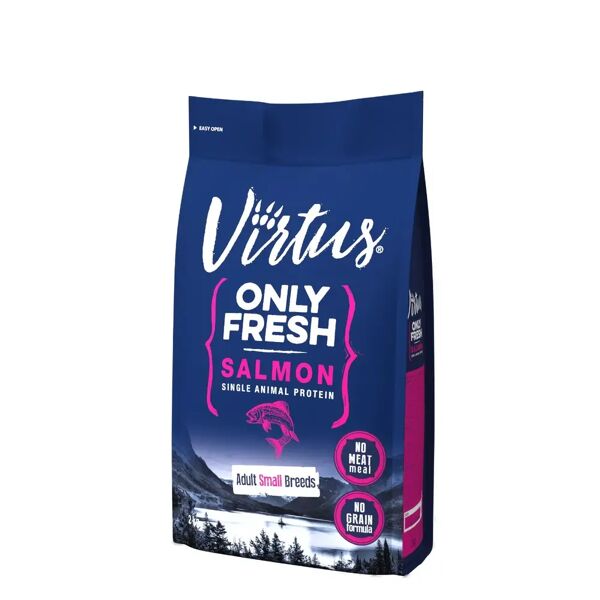 virtus dog only fresh adult small breeds al salmone 2kg