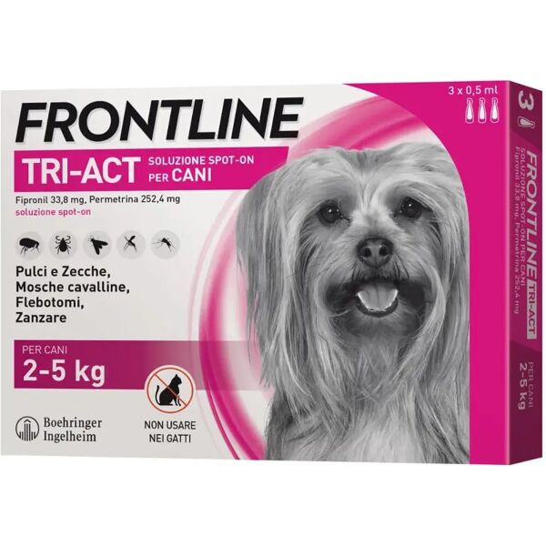 frontline tri-act cane 2-5kg 3 pipette