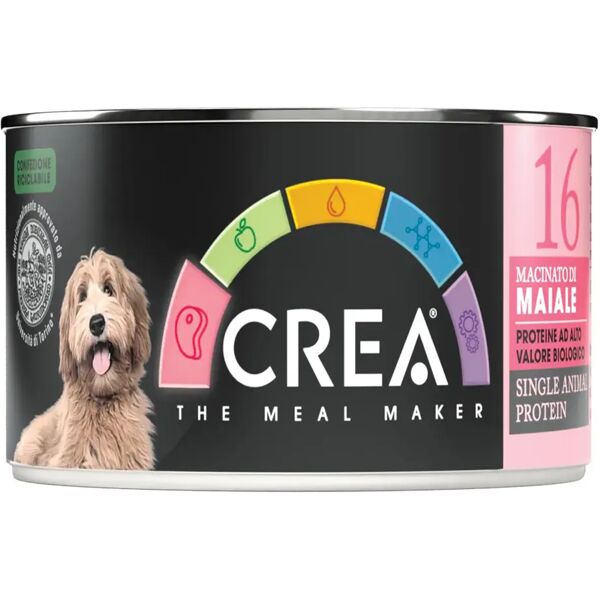 crea dog lattina macinato di maiale 150g