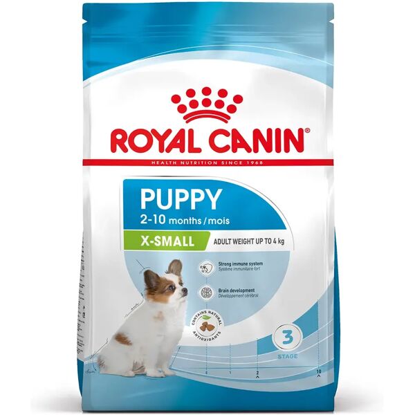 royal canin x small puppy alimento completo per cuccioli di taglia xs fino a 10 mesi di età 500g