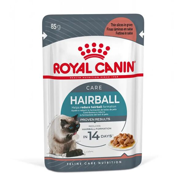 royal canin cat care hairball in salsa busta multipack 24x85g carni e derivati