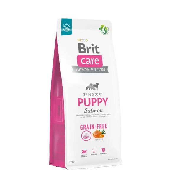 brit care  dog puppy grain free skin&coat salmone 12kg