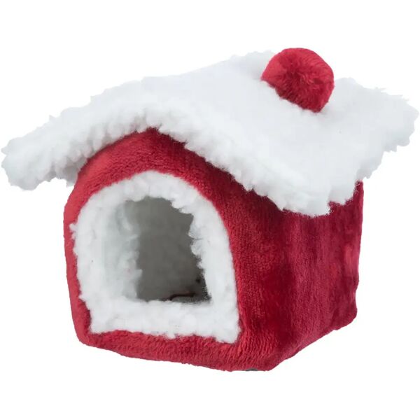 trixie cuccia per roditori igloo di natale 15x12x15cm