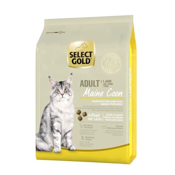 select gold cat maine coon adult pollame e salmone 2.5kg