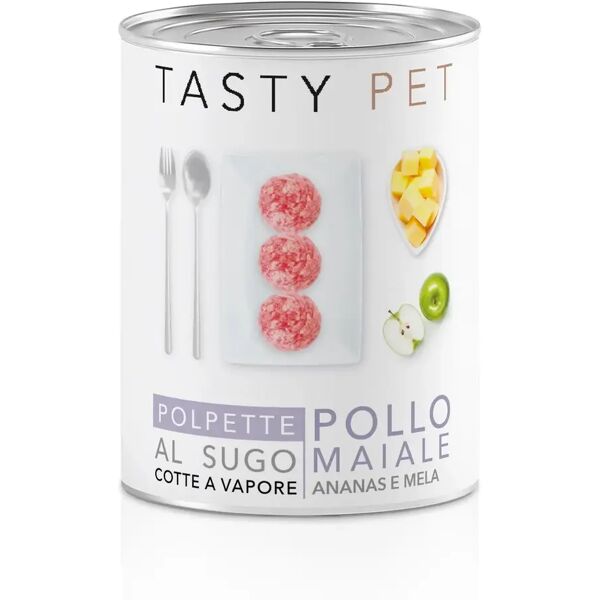 tasty pet dog lattina 400g pollo