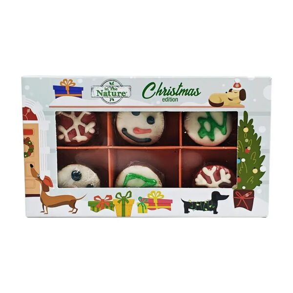 in the nature dog cookies box natale 1pz