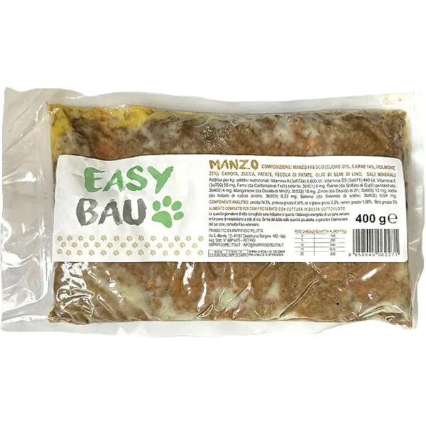 easy bau dog pappa busta 400g manzo