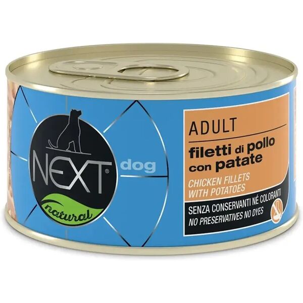 next natural dog lattina multipack 24x170g pollo con patate