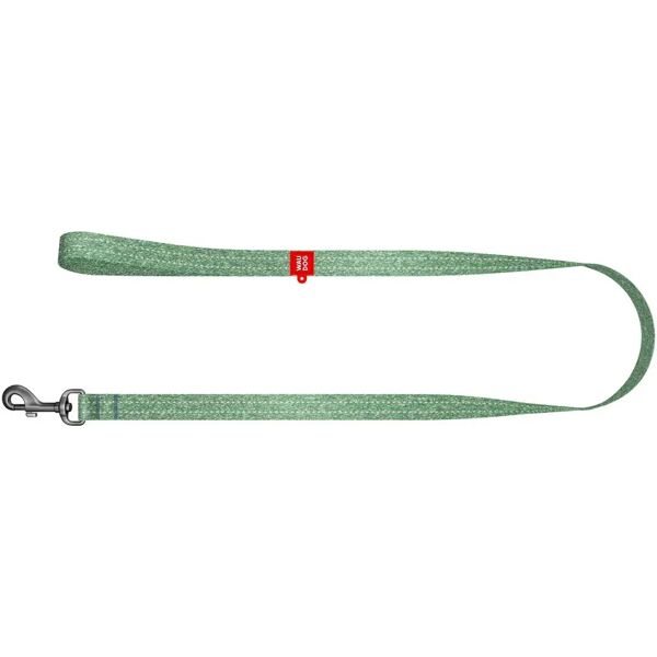 waudog guinzaglio re-cotton per cane verde m