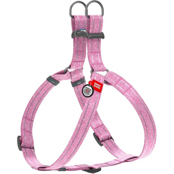 waudog pettorina re-cotton per cane rosa l