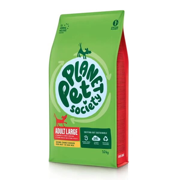 planet pet society dog adult large pollo 10kg