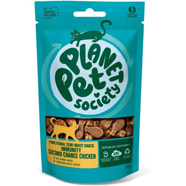 planet pet society cat snack immunity pollo 50gr