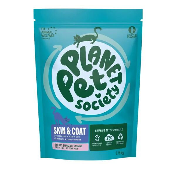 planet pet society cat skin&coat salmone 1.5kg
