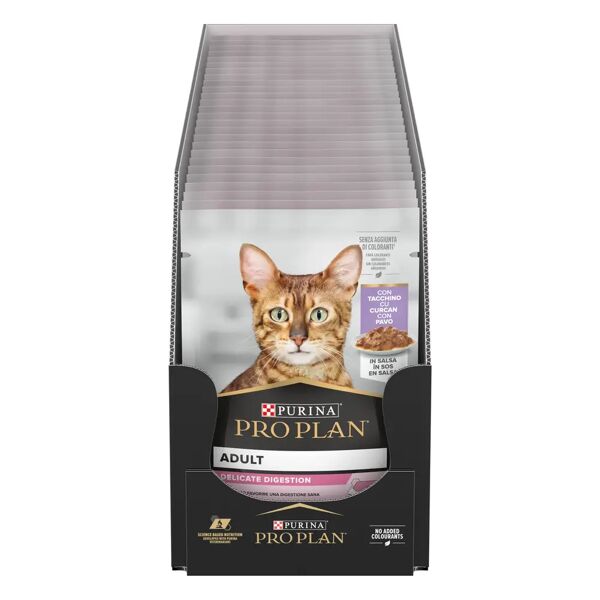 purina pro plan delicate digestion cat busta multipack 26x85g tacchino