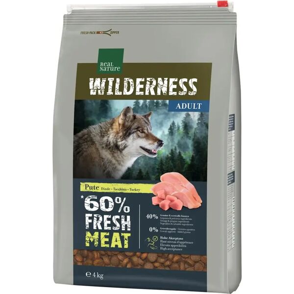 real nature wilderness dog fresh meat tacchino 4kg