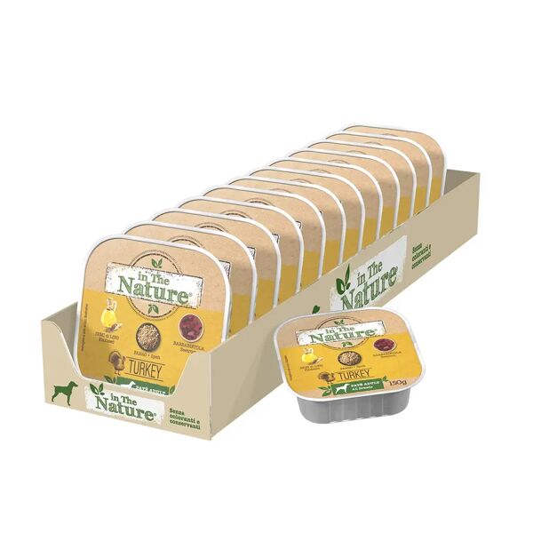 in the nature dog vaschetta multipack 11x150g tacchino