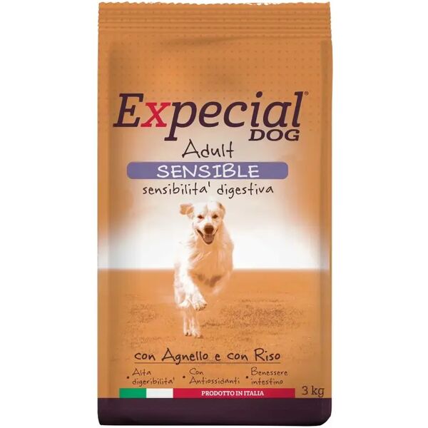 expecial dog adult sensible agnello e riso 3kg