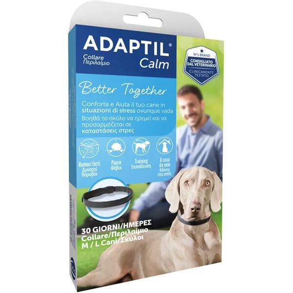 adaptil calm collare per cane m-l