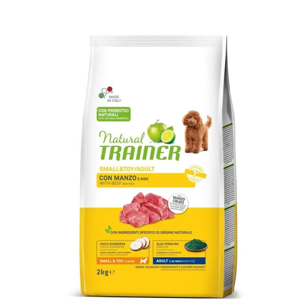 natural trainer adult small & toy con manzo 2kg