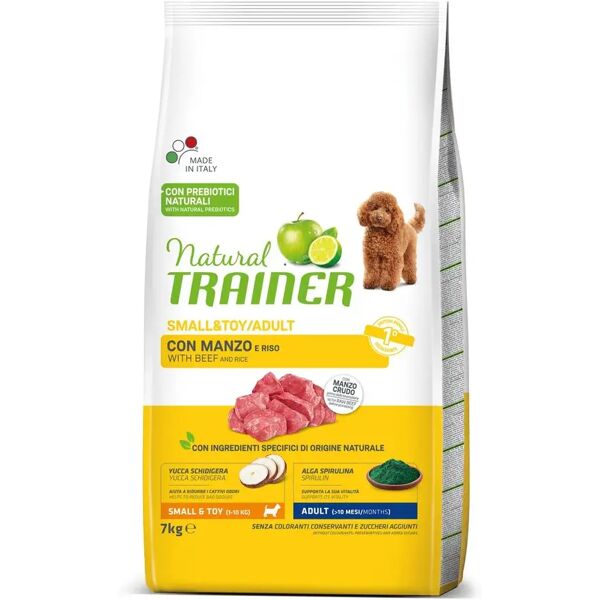 natural trainer adult small & toy con manzo 7kg