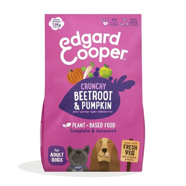 edgard cooper edgard & cooper dog adult barbabietola e zucca 2.5kg