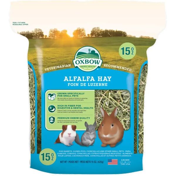 oxbow fieno alfalfa hay 425g