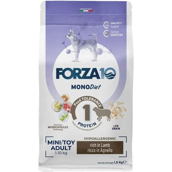 forza10 monodiet mini&toy dog agnello 1.5kg