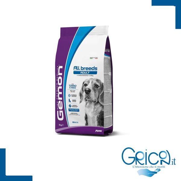 gemon cane all breeds adult con tonno e riso - 2+ sacchi