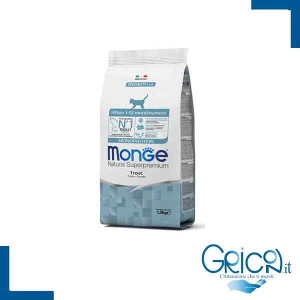 monge gatto kitten trota - 2+ sacchi