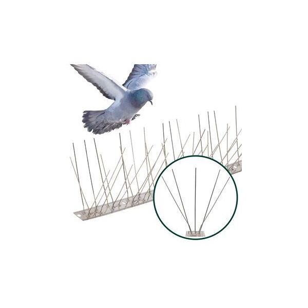 dissuasore per uccelli bird spikes voss.garden, barriera per piccioni,<br>50cm