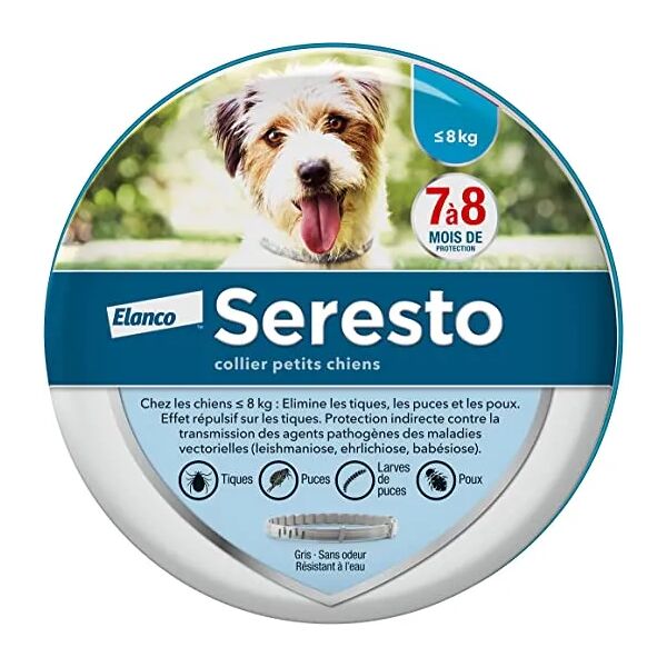 seresto collare antiparassitario per cani meno di 8 kg