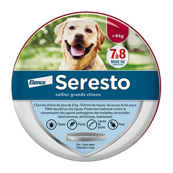 seresto collare antiparassitario per cani più di 8 kg