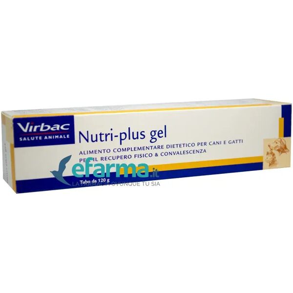 virbac nutri-plus gel premiscela integratore convalescenza cani e gatti 120 g