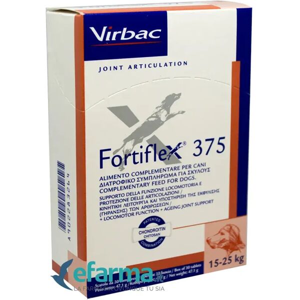 virbac fortiflex integratore articolare cani 375 mg 30 compresse