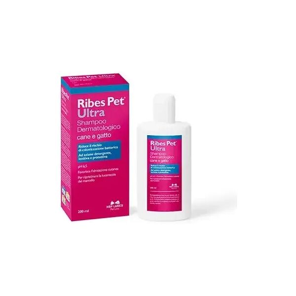 nbf lanes ribes pet ultra shampoo dermatologico cani e gatti 200 ml