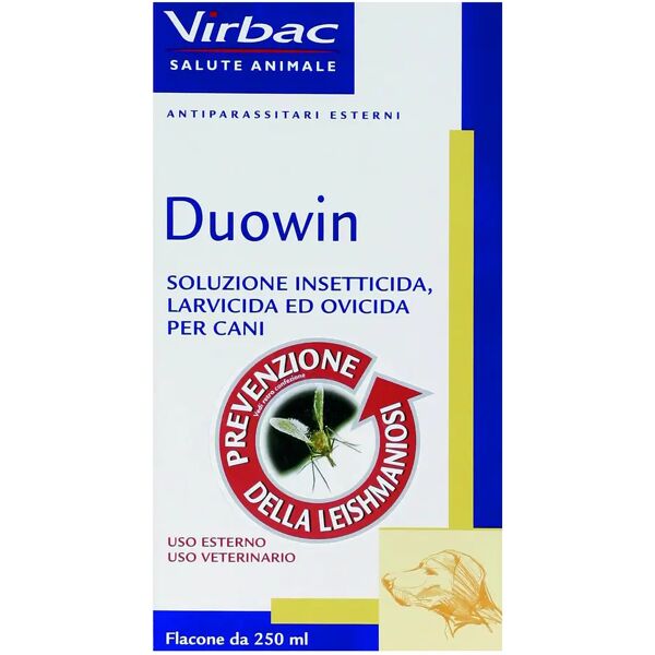 virbac duowin soluzione insetticida larvicida e ovicida cani spray 250 ml