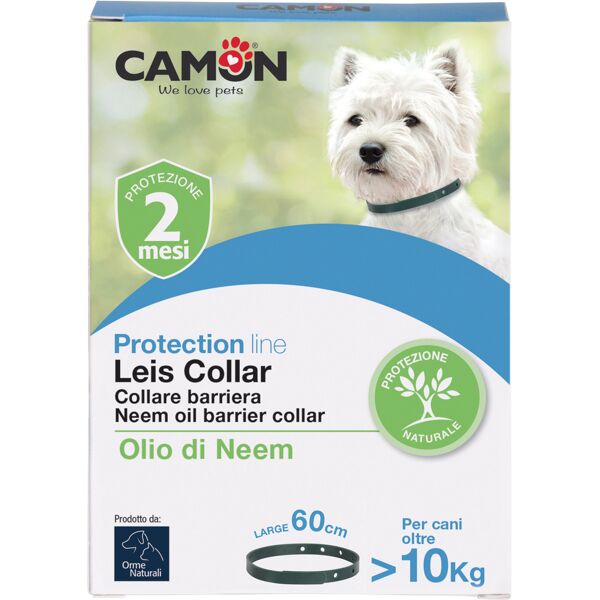 camon leis collare barriera con olio di neem cane 60 cm l 12 pezzi