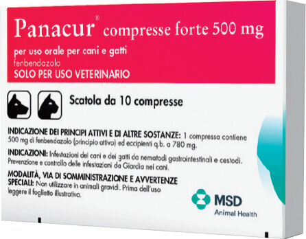 Msd Animal Health Panacur Forte 500mg 10cpr